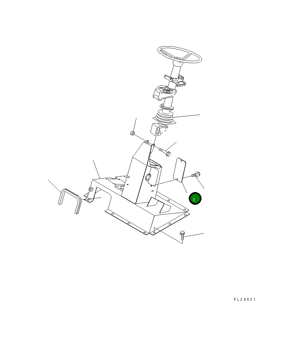 Крышка 566-40-42160  Komatsu
