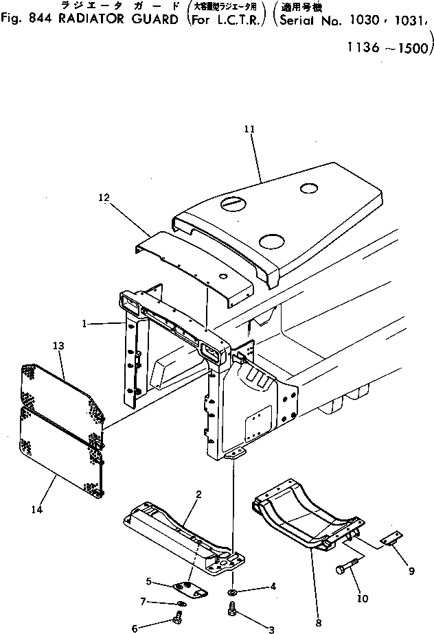 Болт 01011-32415 Komatsu