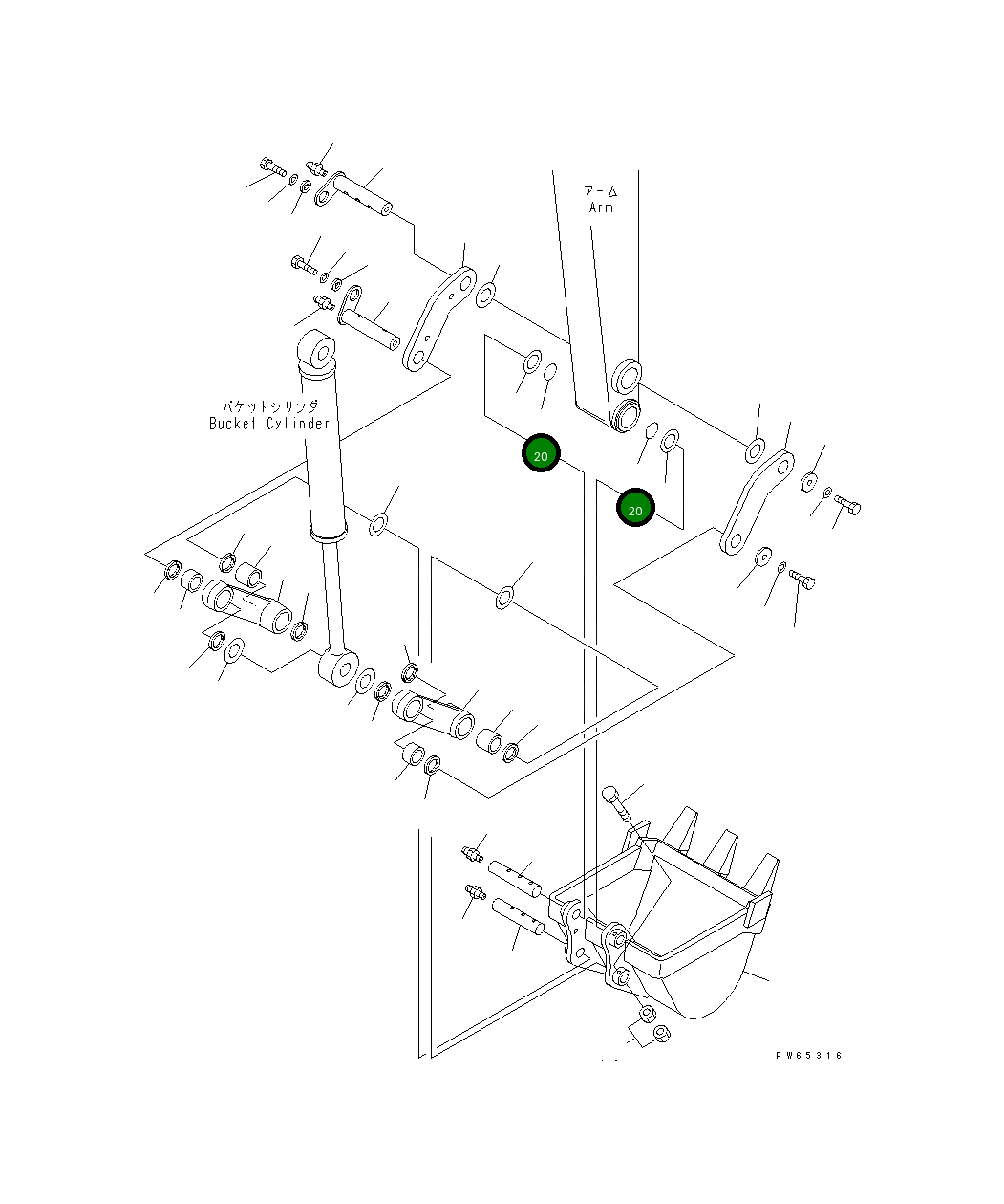 Кольцо уплотнительное (O-Ring) 21S-70-11430  Komatsu