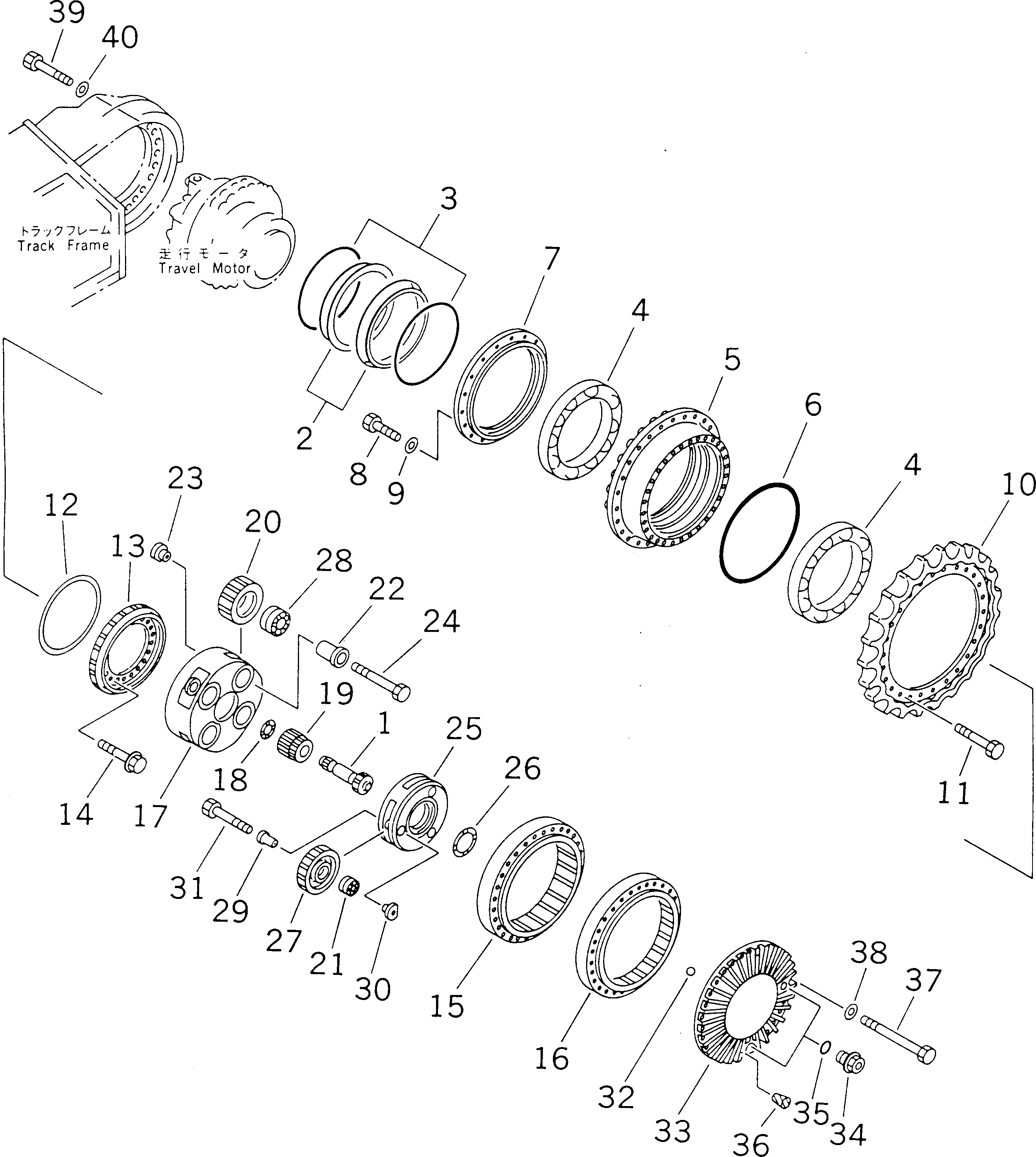 Болт 208-27-52310 Komatsu