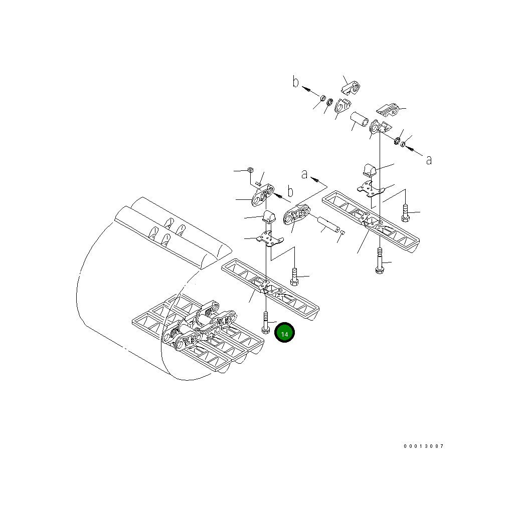 Болт 154-32-71490 Komatsu