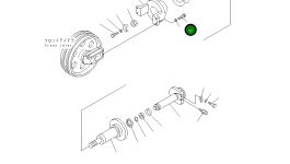 Болт 01010-B1655 Komatsu