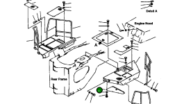 Крышка 428-54-12571 Komatsu