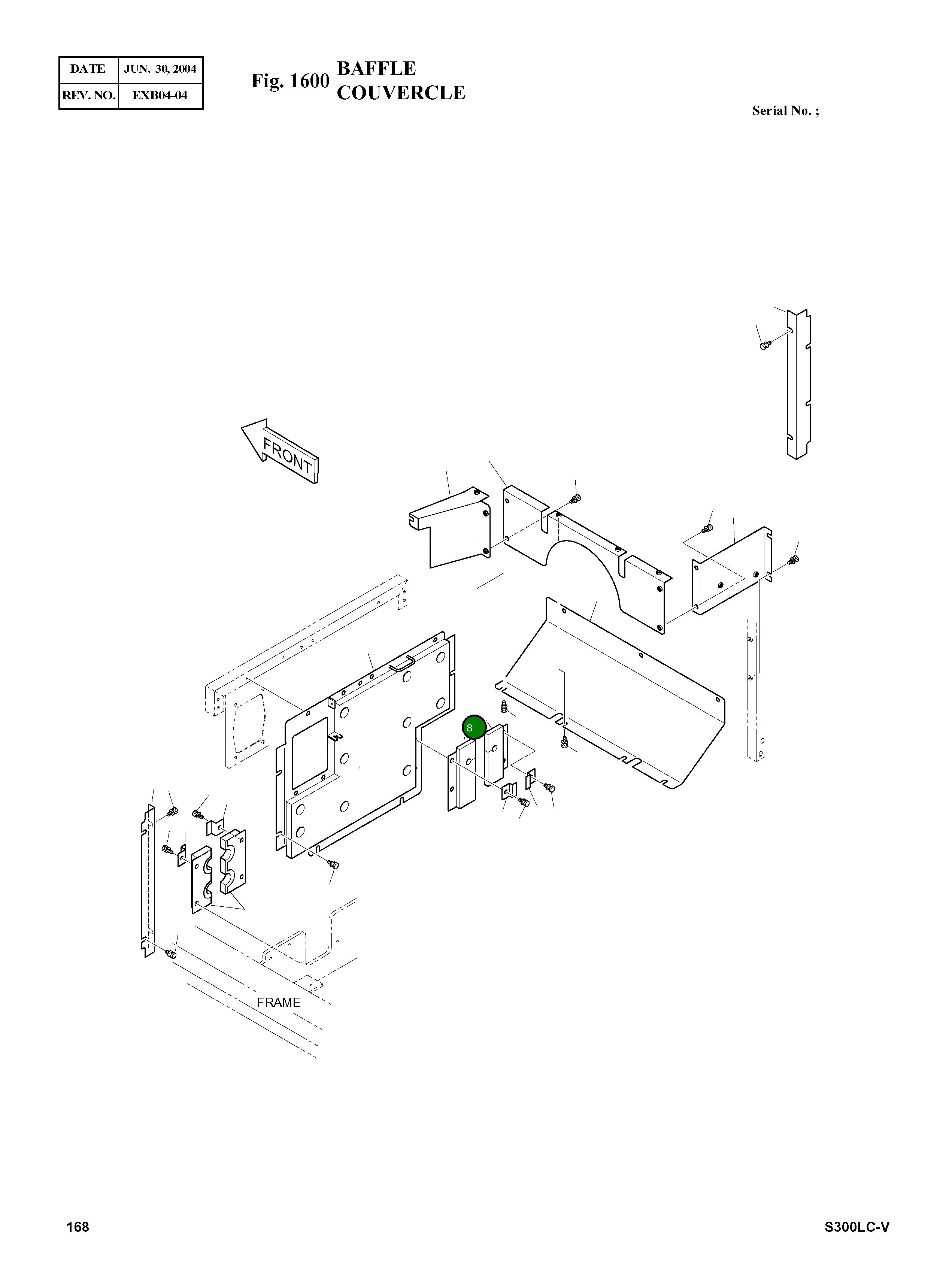 Крышка 621-01532B Komatsu