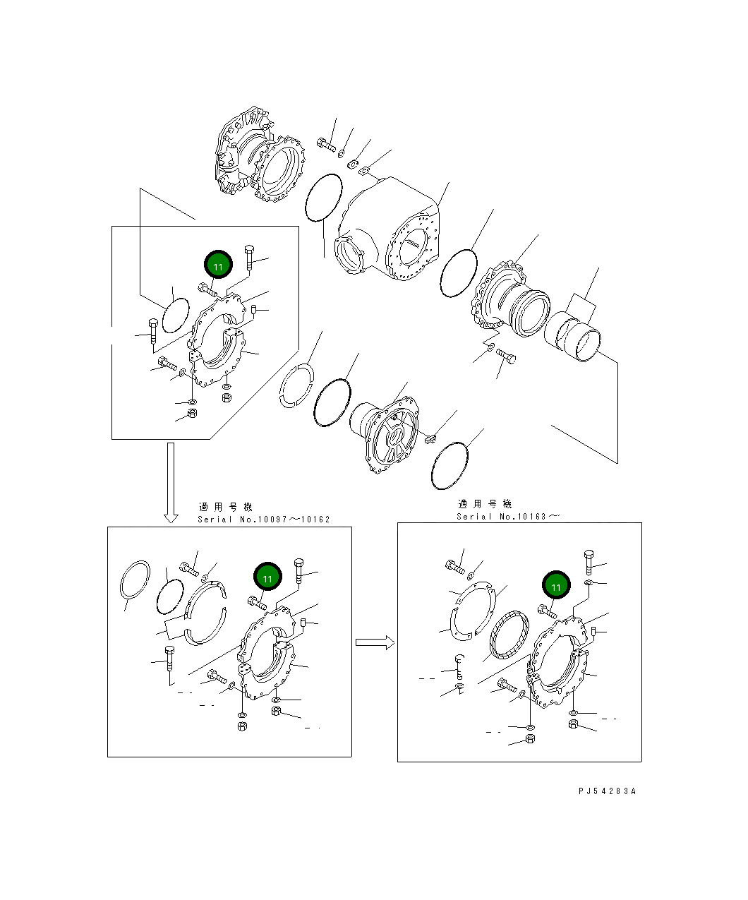 Болт 23B-22-11880 Komatsu