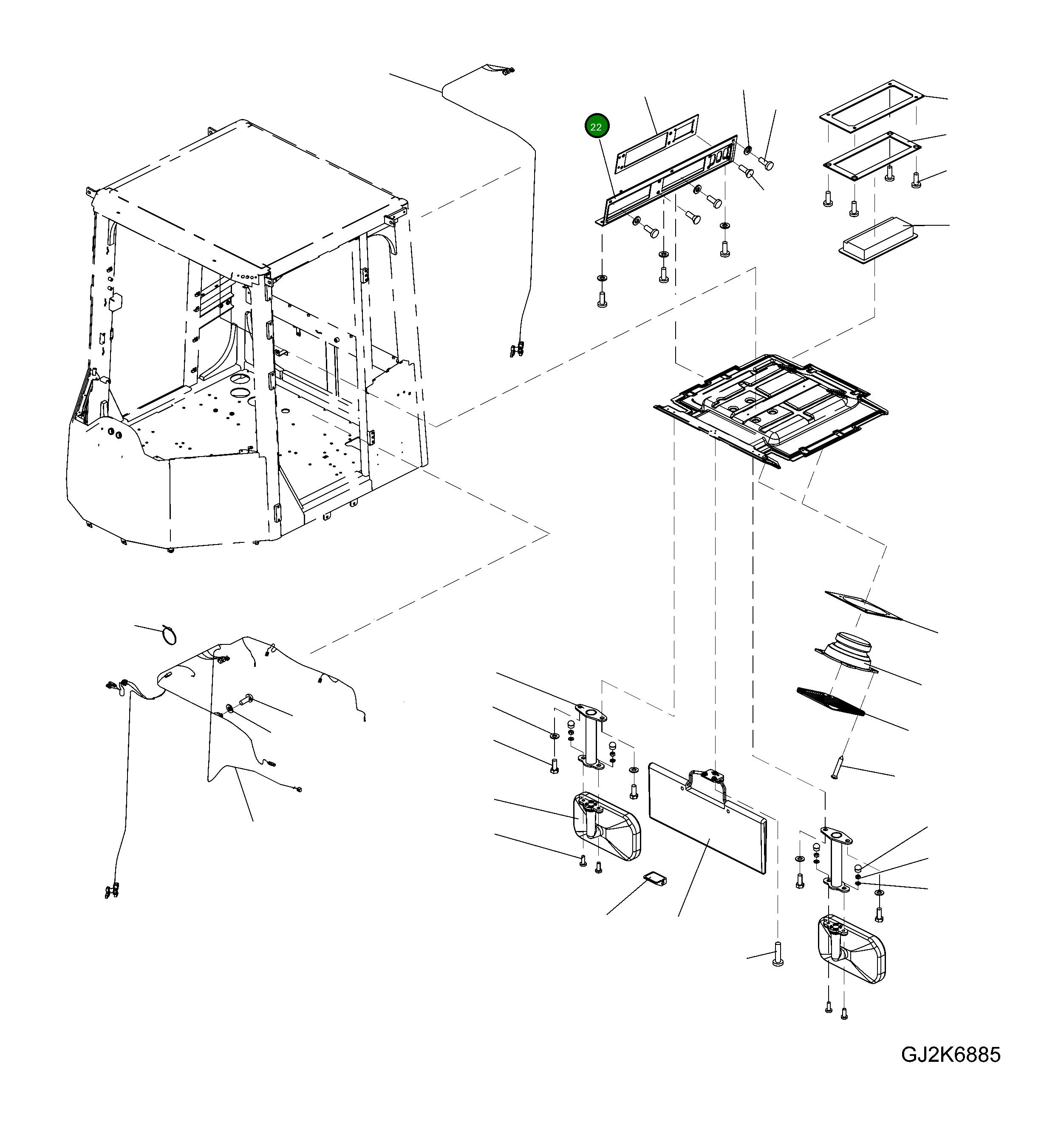 Крышка 423-56-H3982 Komatsu
