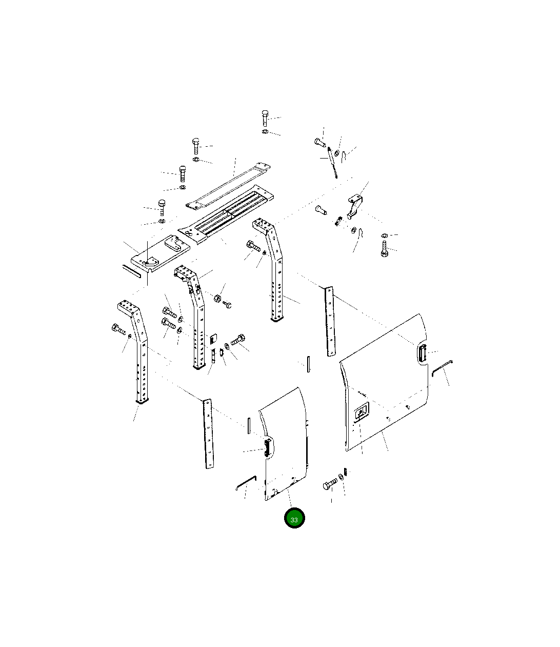 Крышка 206-54-A5420  Komatsu