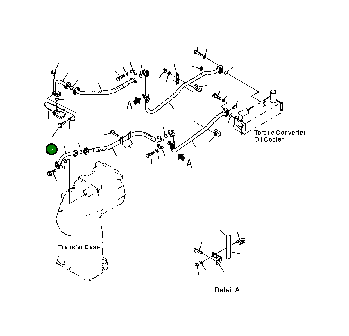Болт 01435-51016 Komatsu