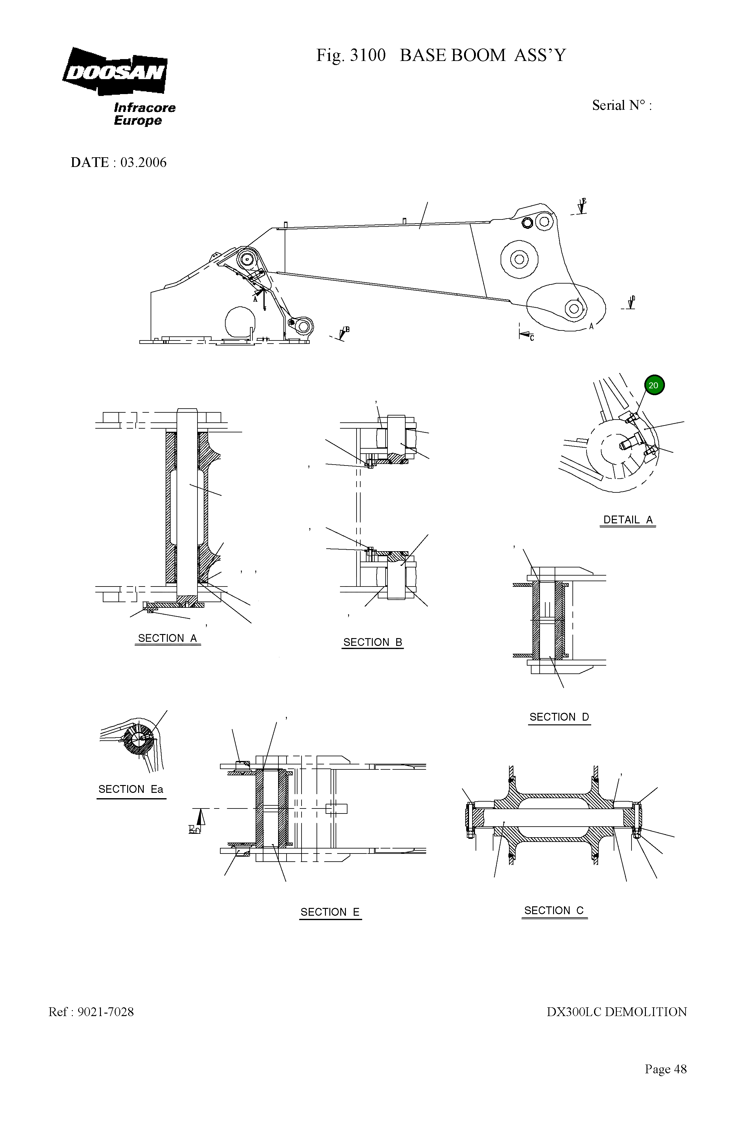 Болт S2214963 Komatsu