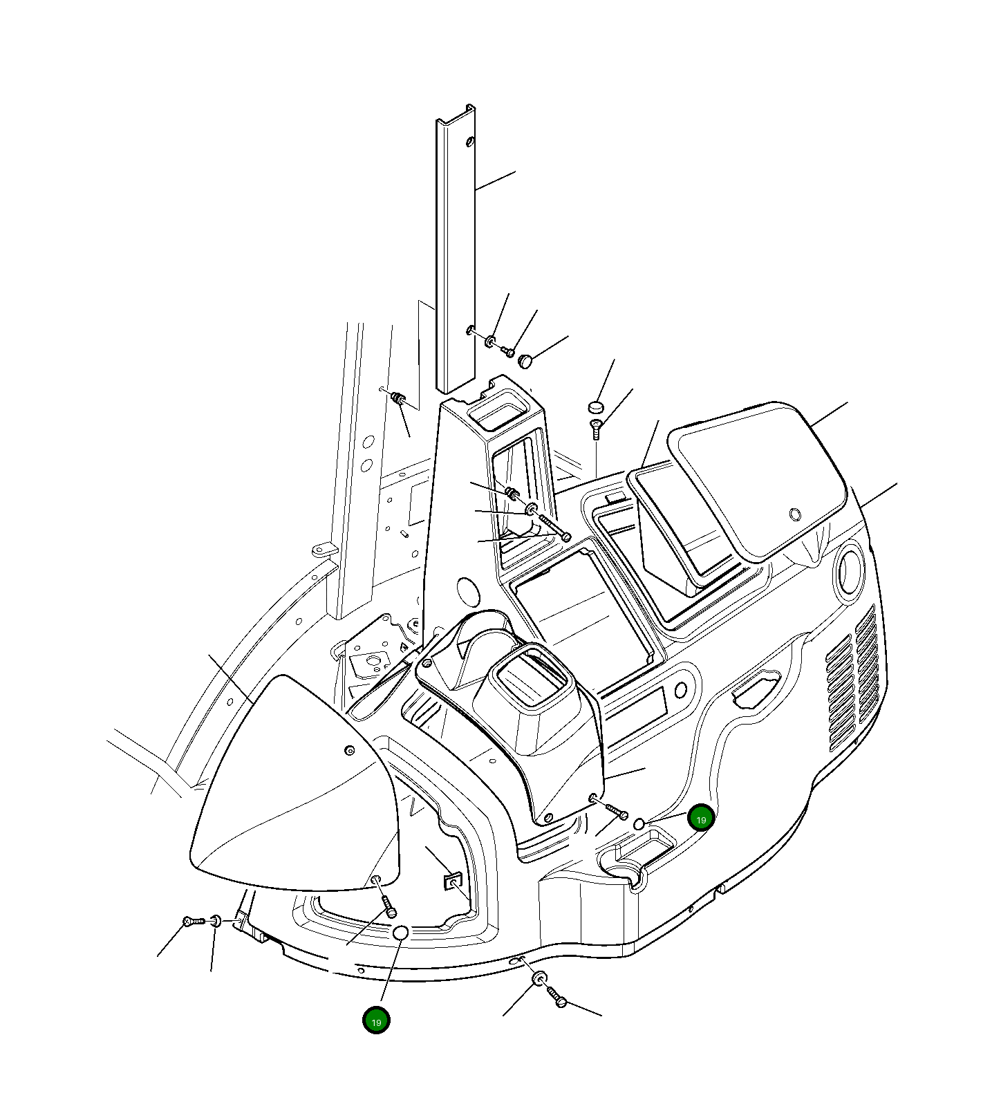 Крышка 42N-54-14710 Komatsu