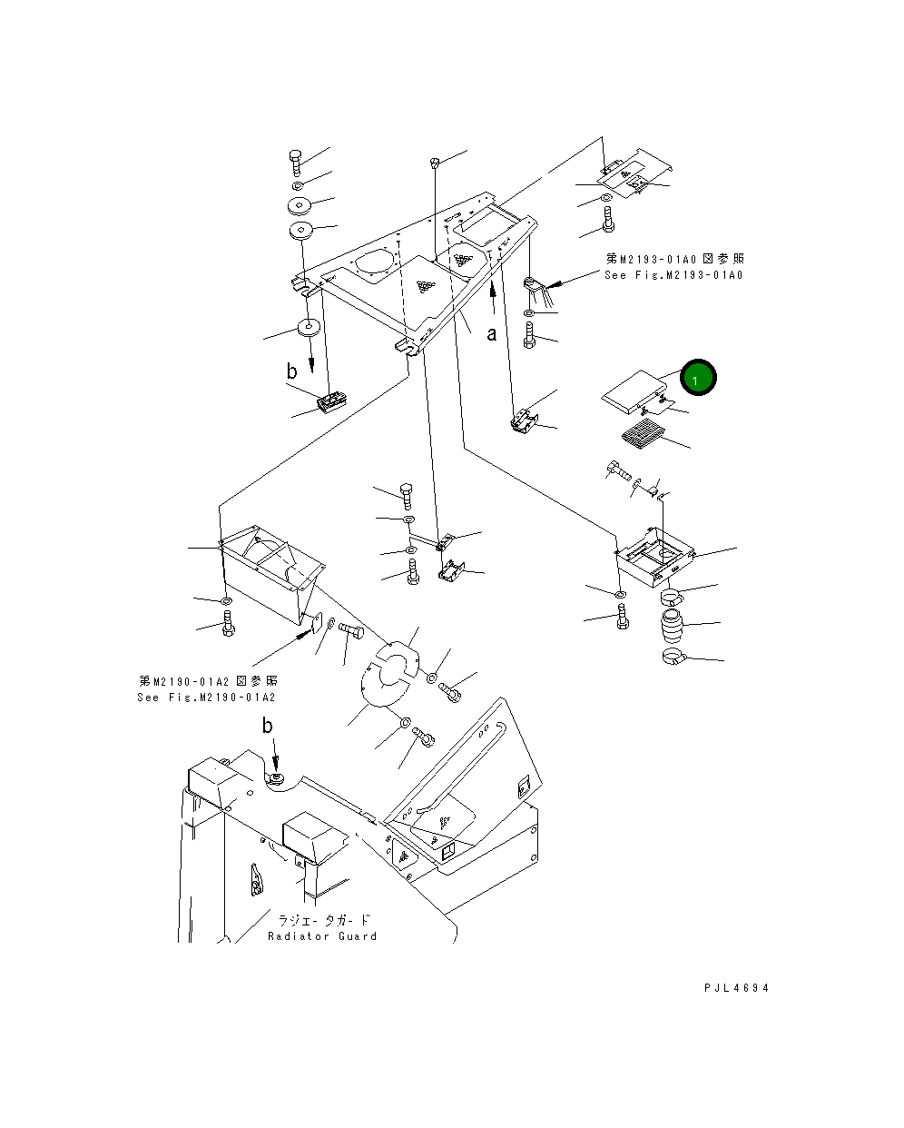 Крышка 17A-911-1221 Komatsu