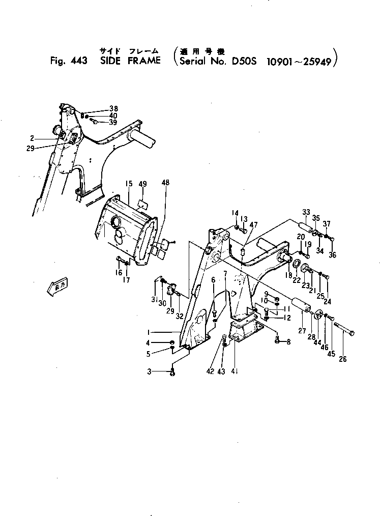 Болт 01044-31635 Komatsu