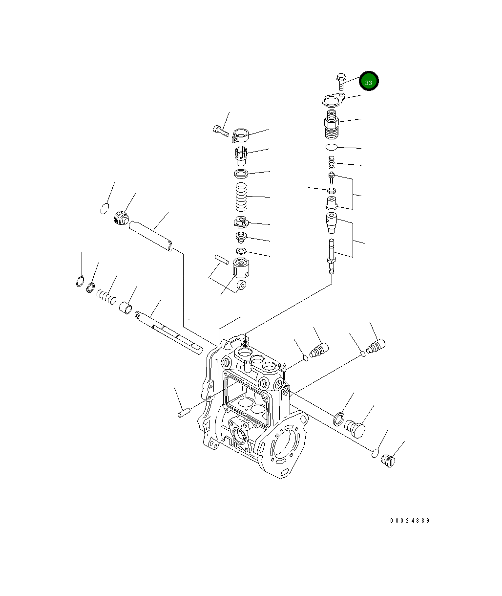 Болт YM26106-050102 Komatsu