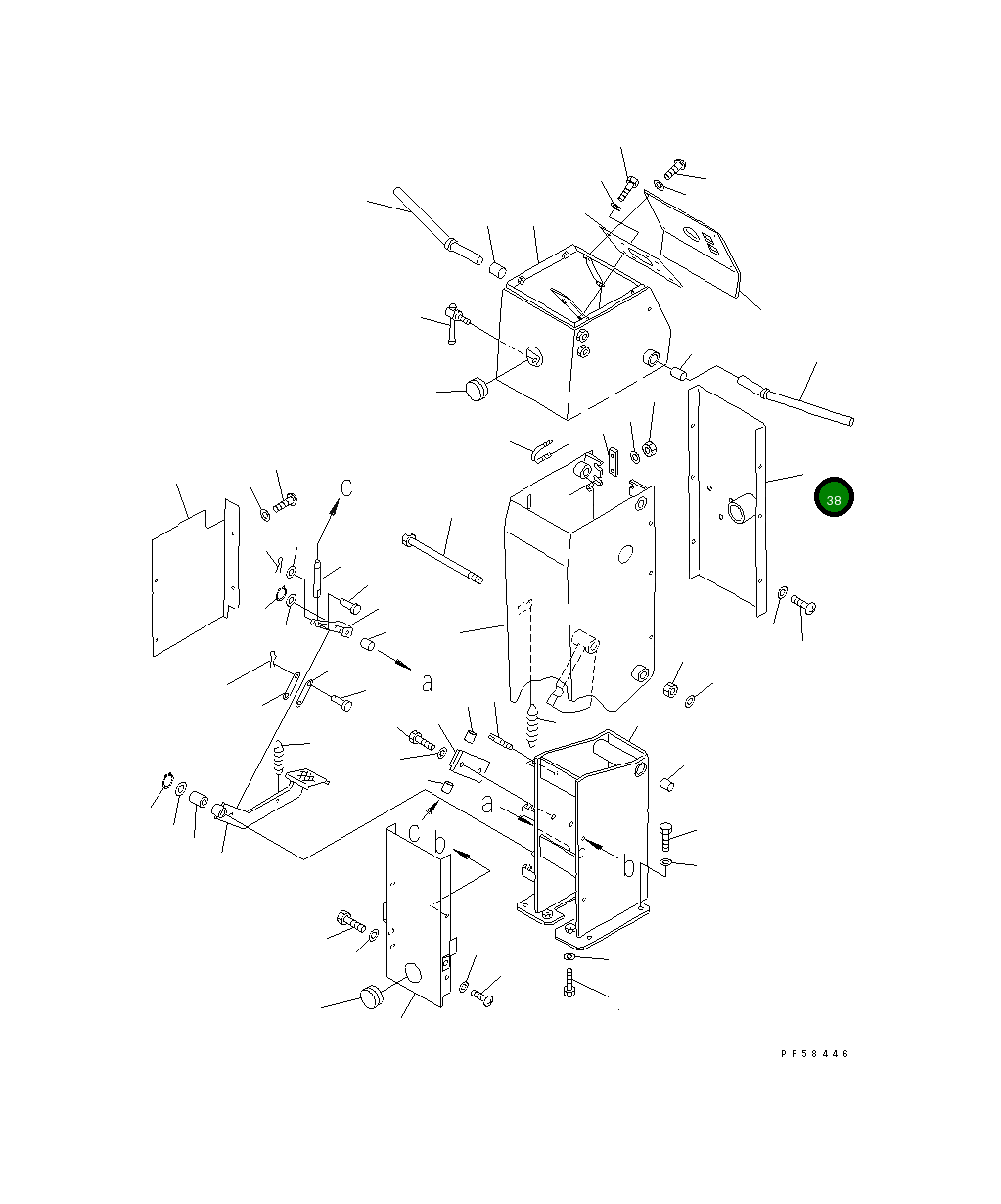 Крышка 234-43-51130 Komatsu