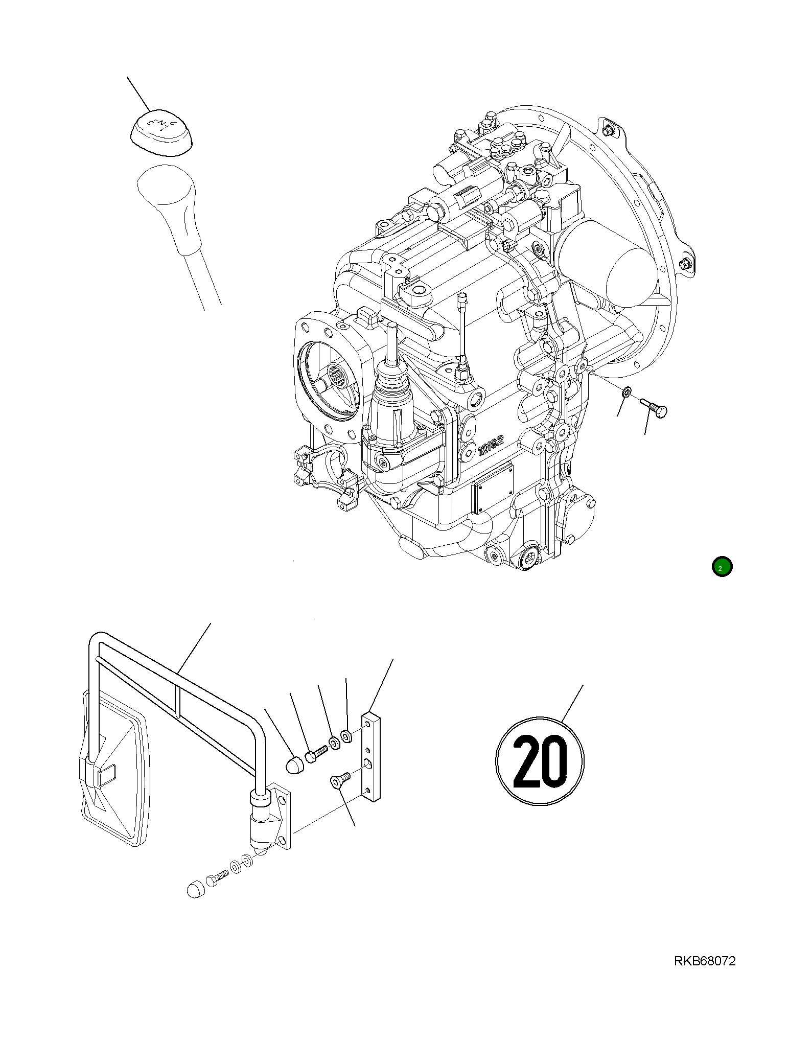 Болт 42N-15-11111 Komatsu