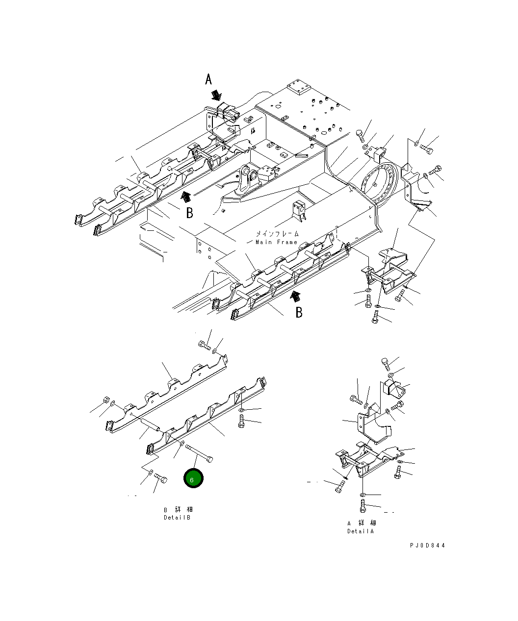 Болт 09205-16235 Komatsu