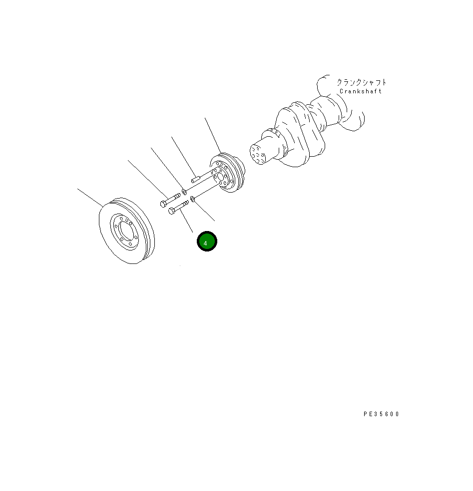 Болт 01050-51685 Komatsu