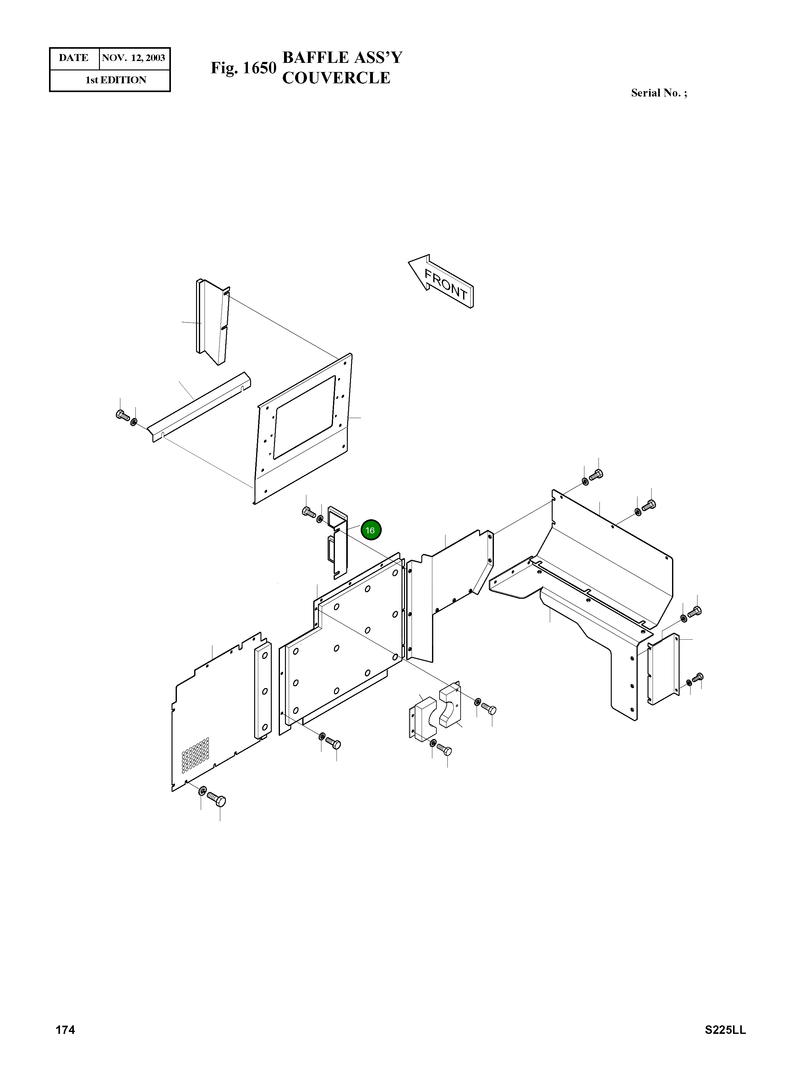 Крышка 2627-1094  Komatsu