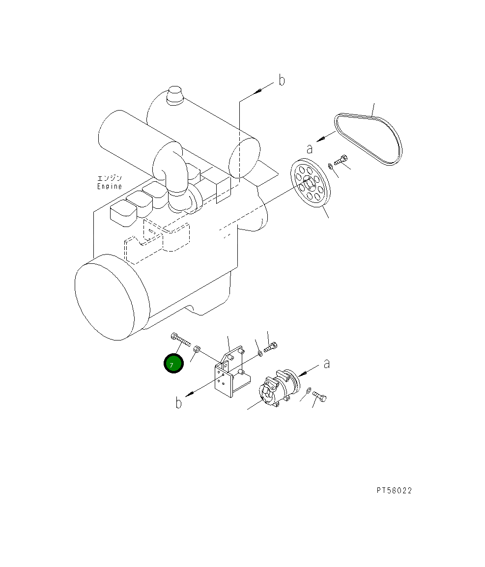 Болт 01017-51650 Komatsu