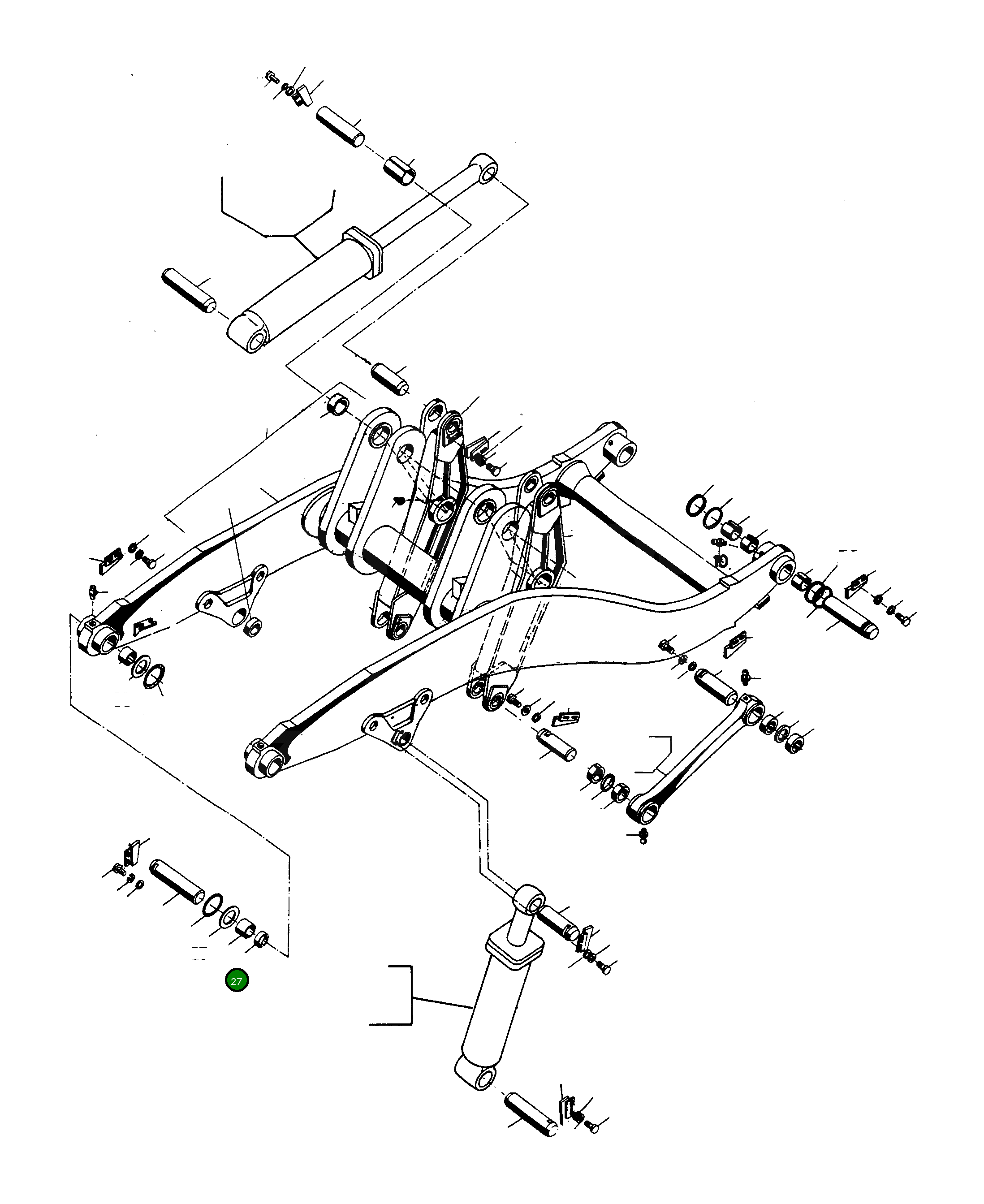 Кольцо 2947341M1 Komatsu