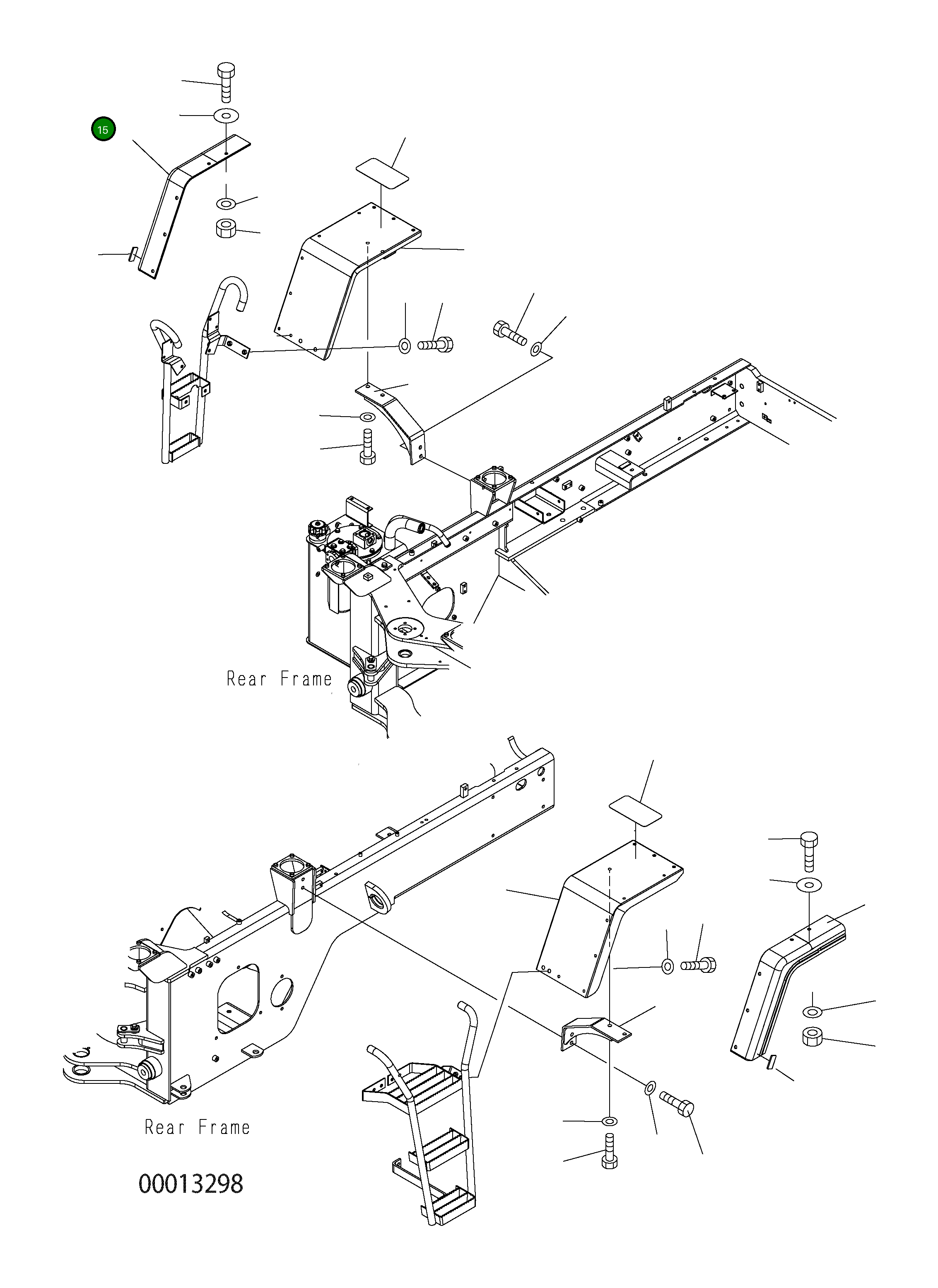 Крышка 416-54-32470 Komatsu