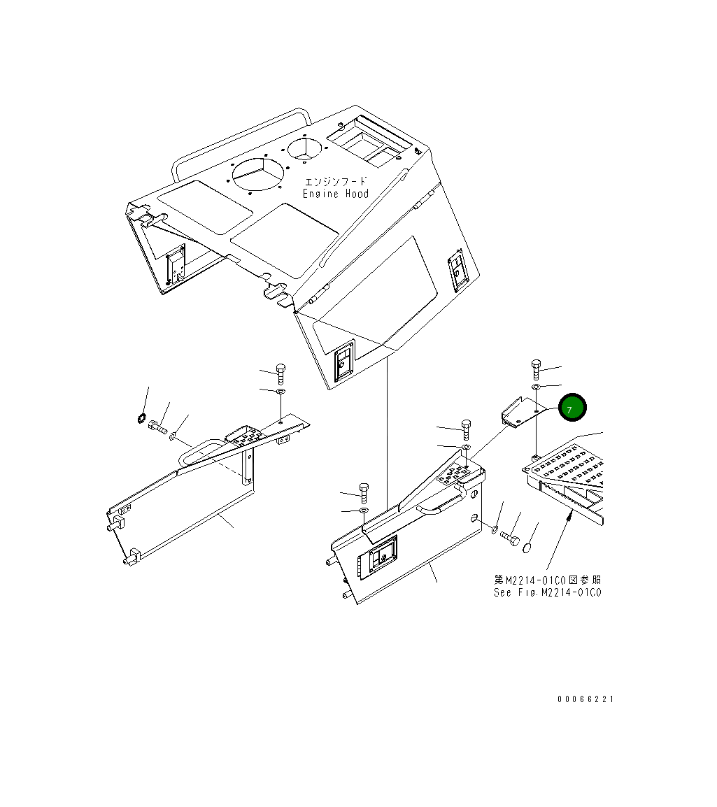 Крышка 154-54-72451 Komatsu