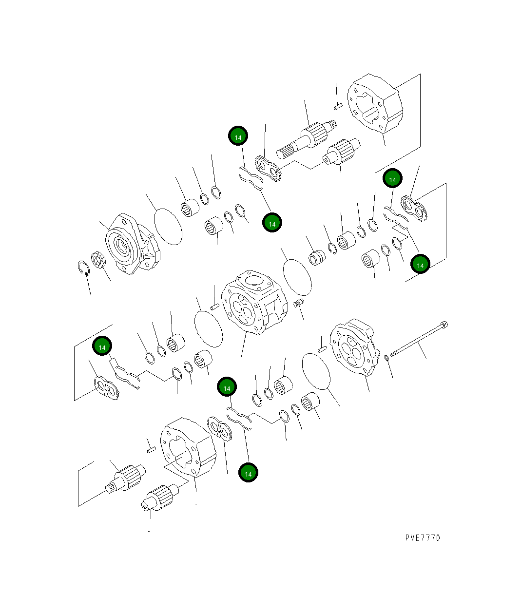 Кольцо 704-37-03550  Komatsu