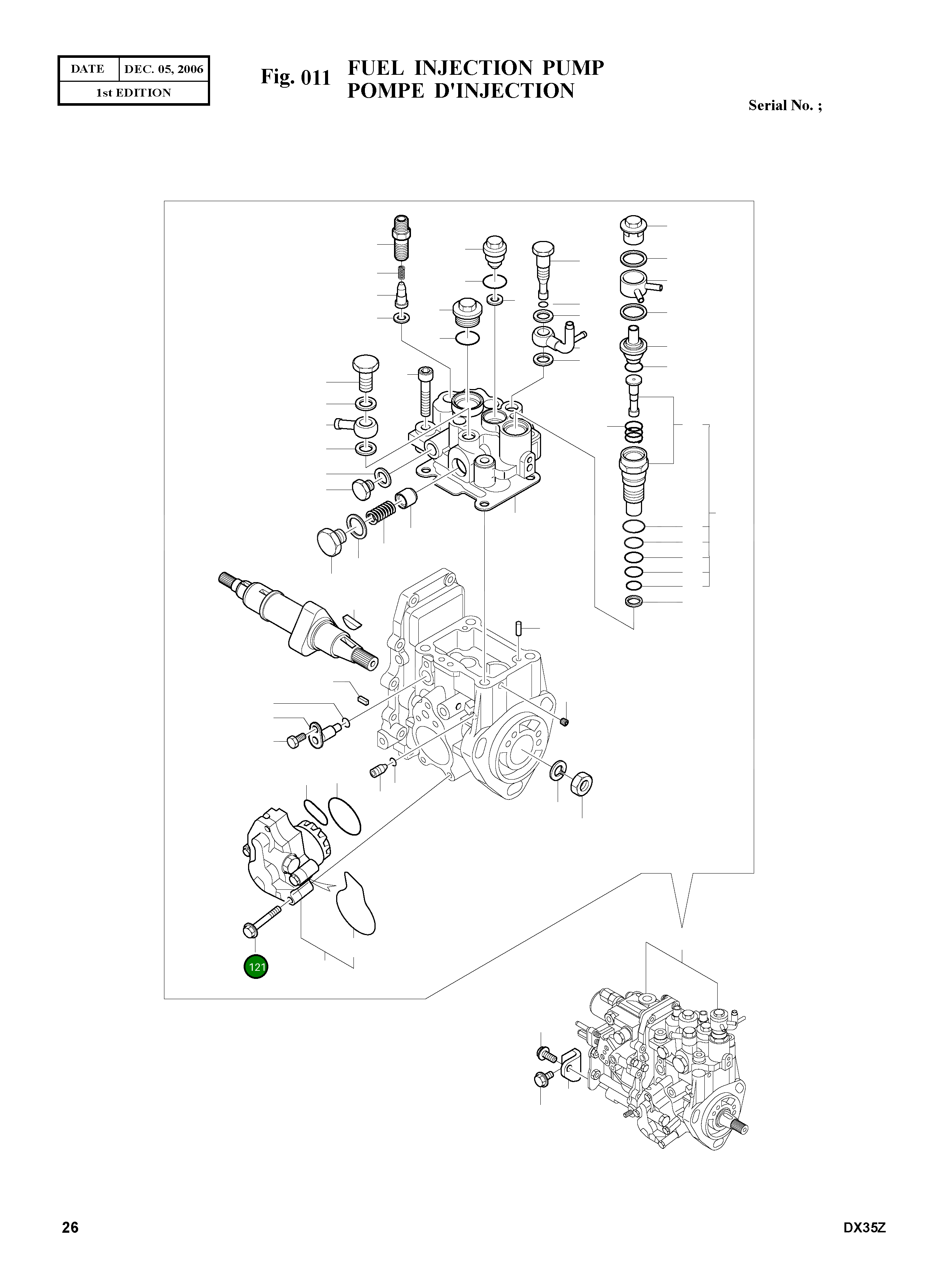 Болт K9004823 Komatsu