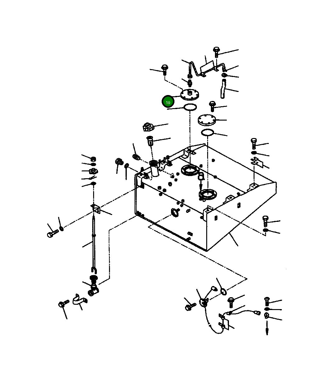 Крышка 428-04-11180 Komatsu