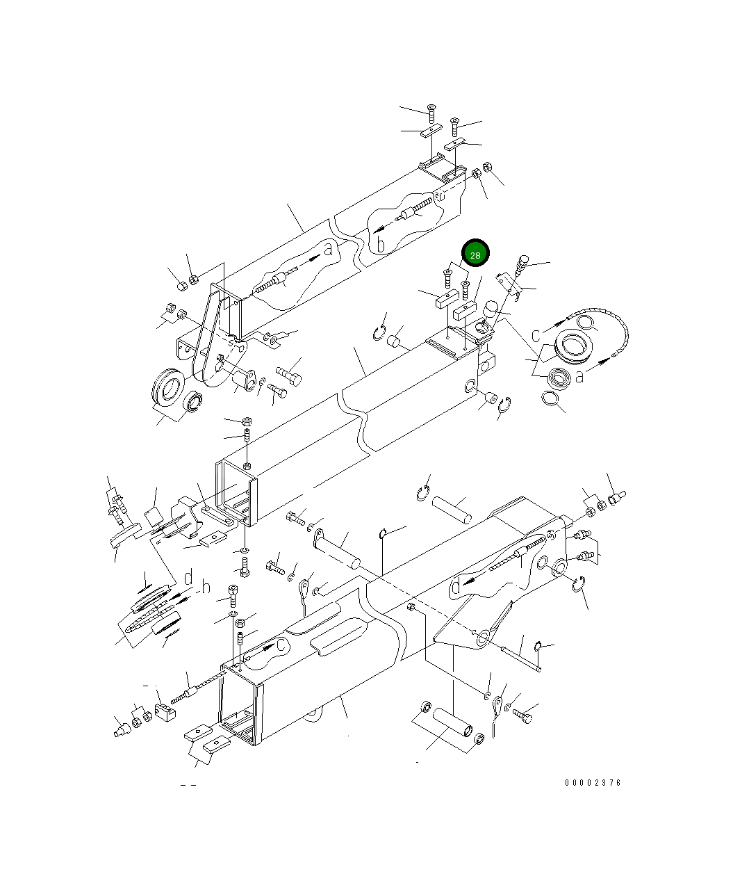 Болт MH21852-06025 Komatsu