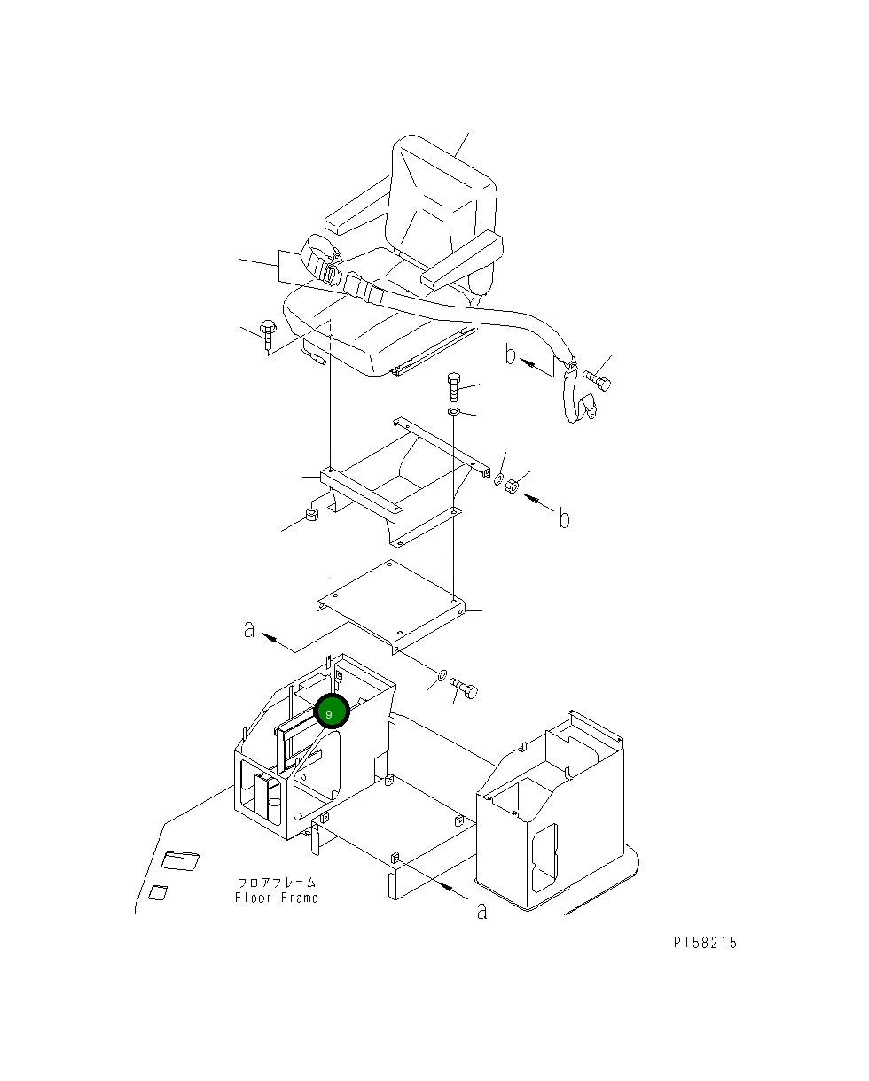 Крышка 20X-54-31220  Komatsu