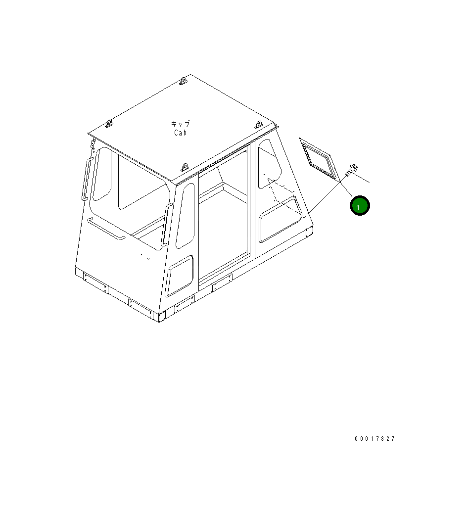 Крышка 567-07-74111 Komatsu