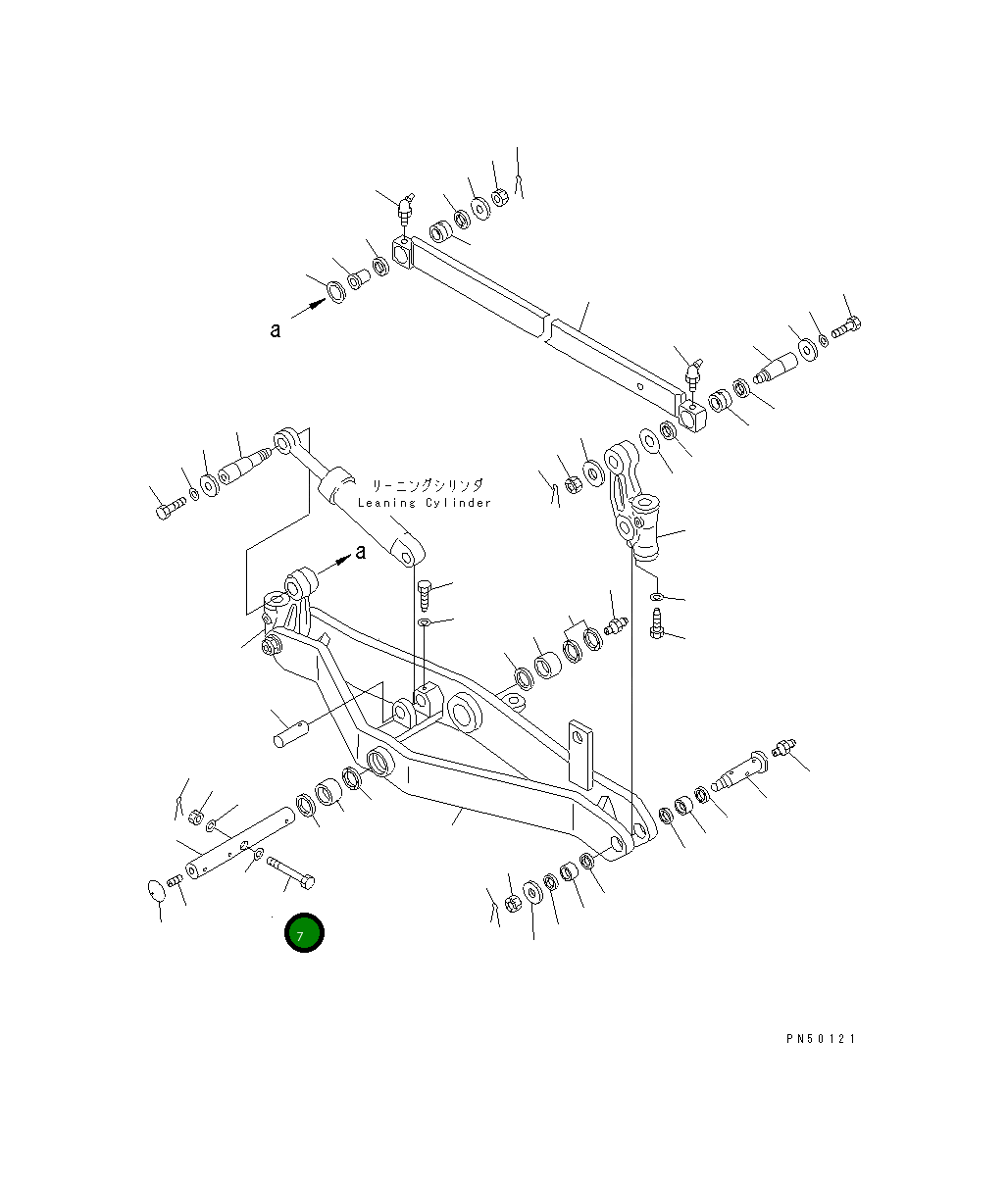 Болт 01093-51625 Komatsu