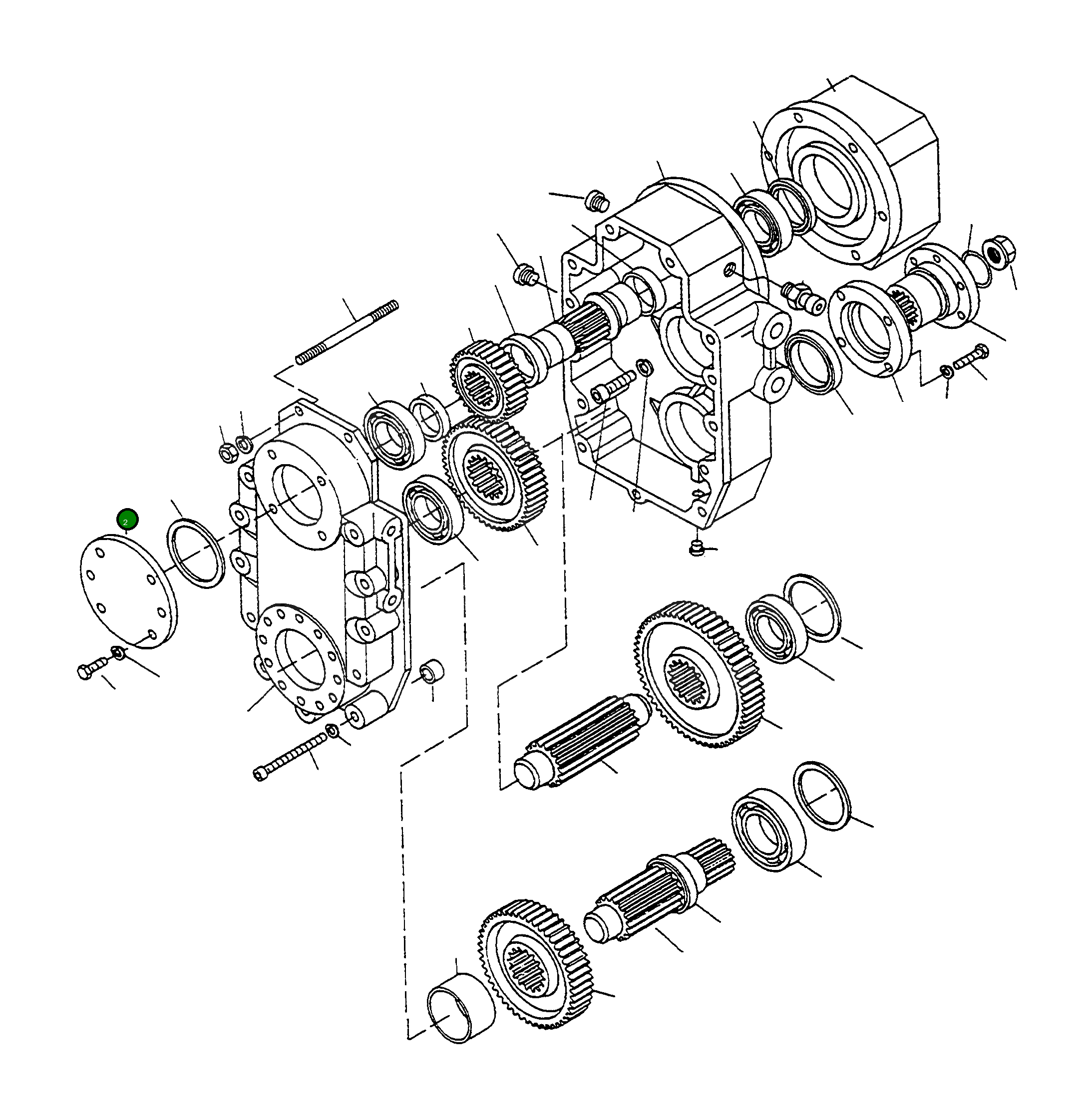 Крышка 4919070M1 Komatsu
