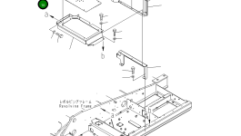 Крышка 20K-54-31840 Komatsu
