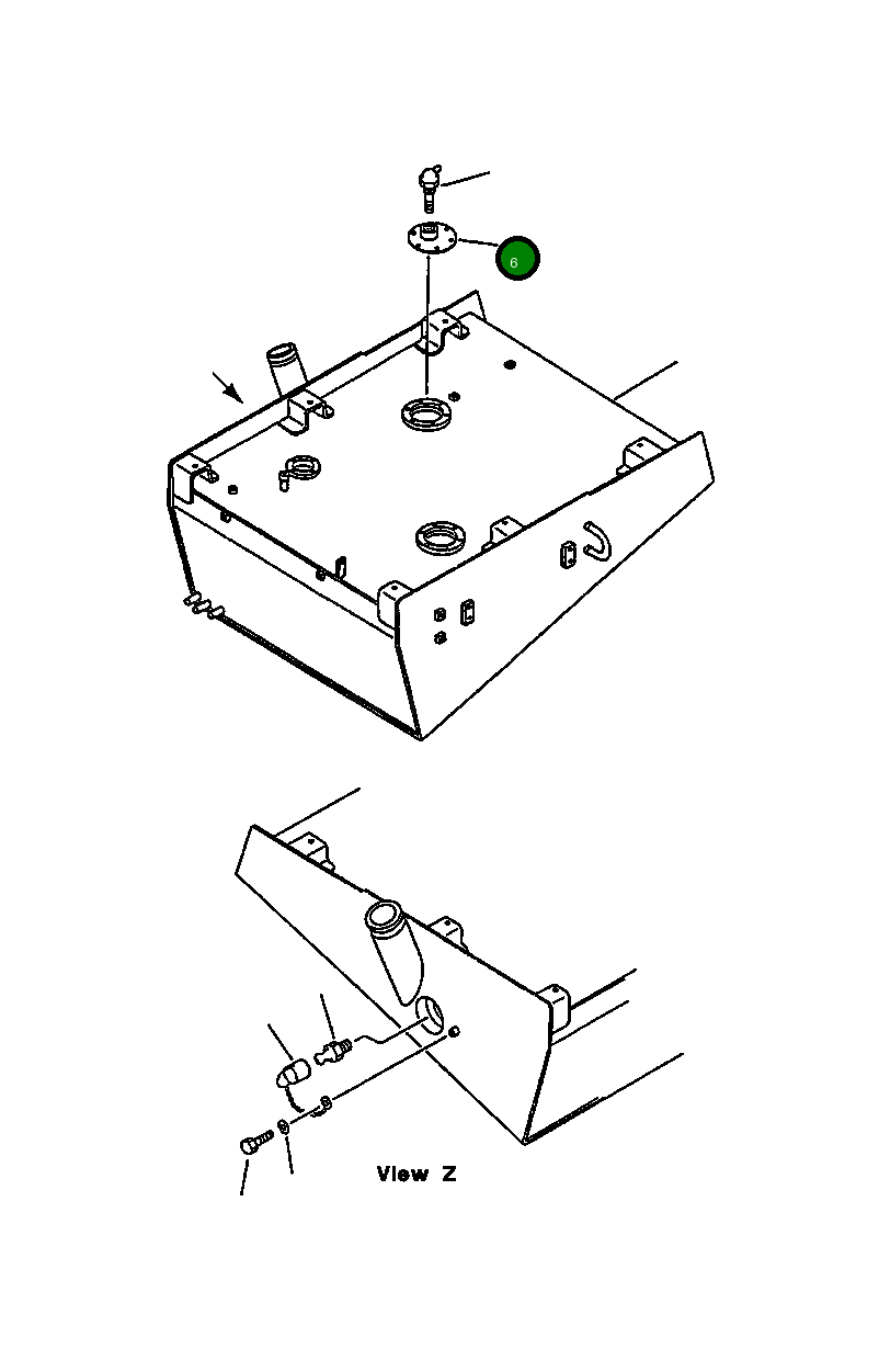 Крышка 426-U49-1121 Komatsu