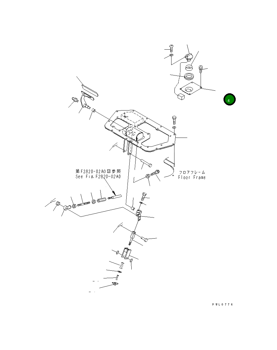 Крышка 17A-54-16731 Komatsu