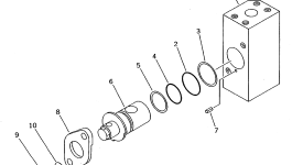 Кольцо 07001-03038 Komatsu