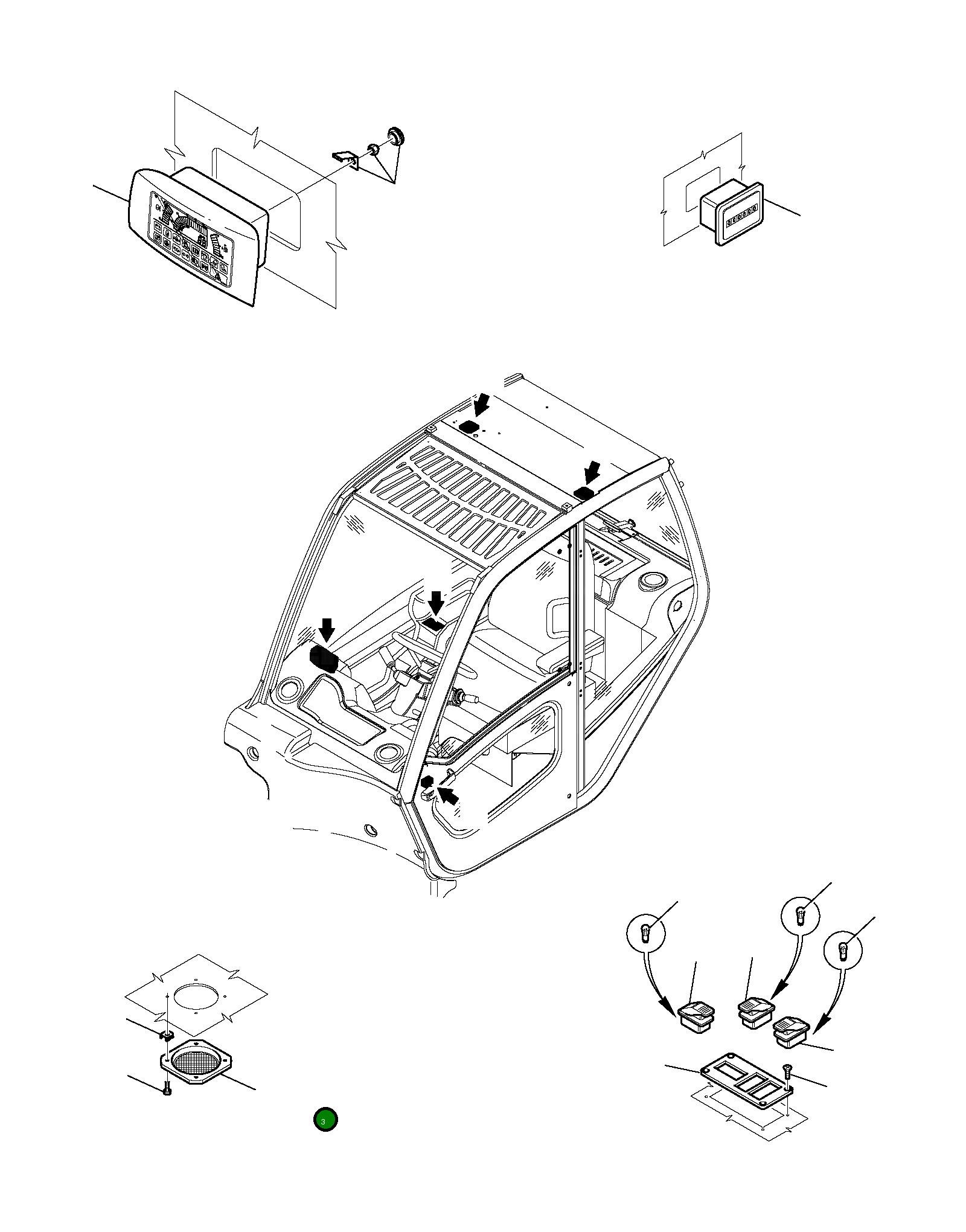 Крышка 395-56-12430  Komatsu