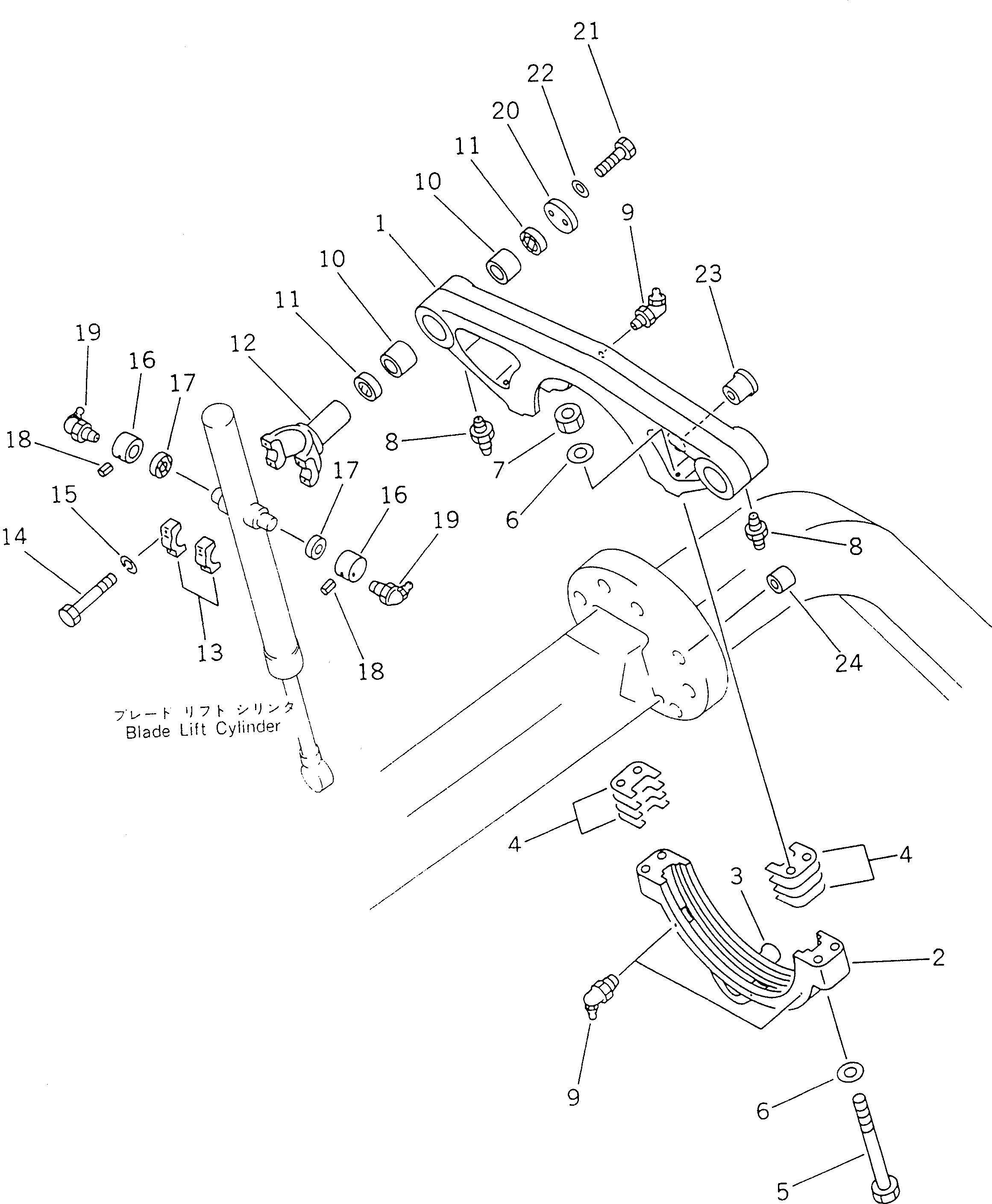 Болт 232-70-53280 Komatsu
