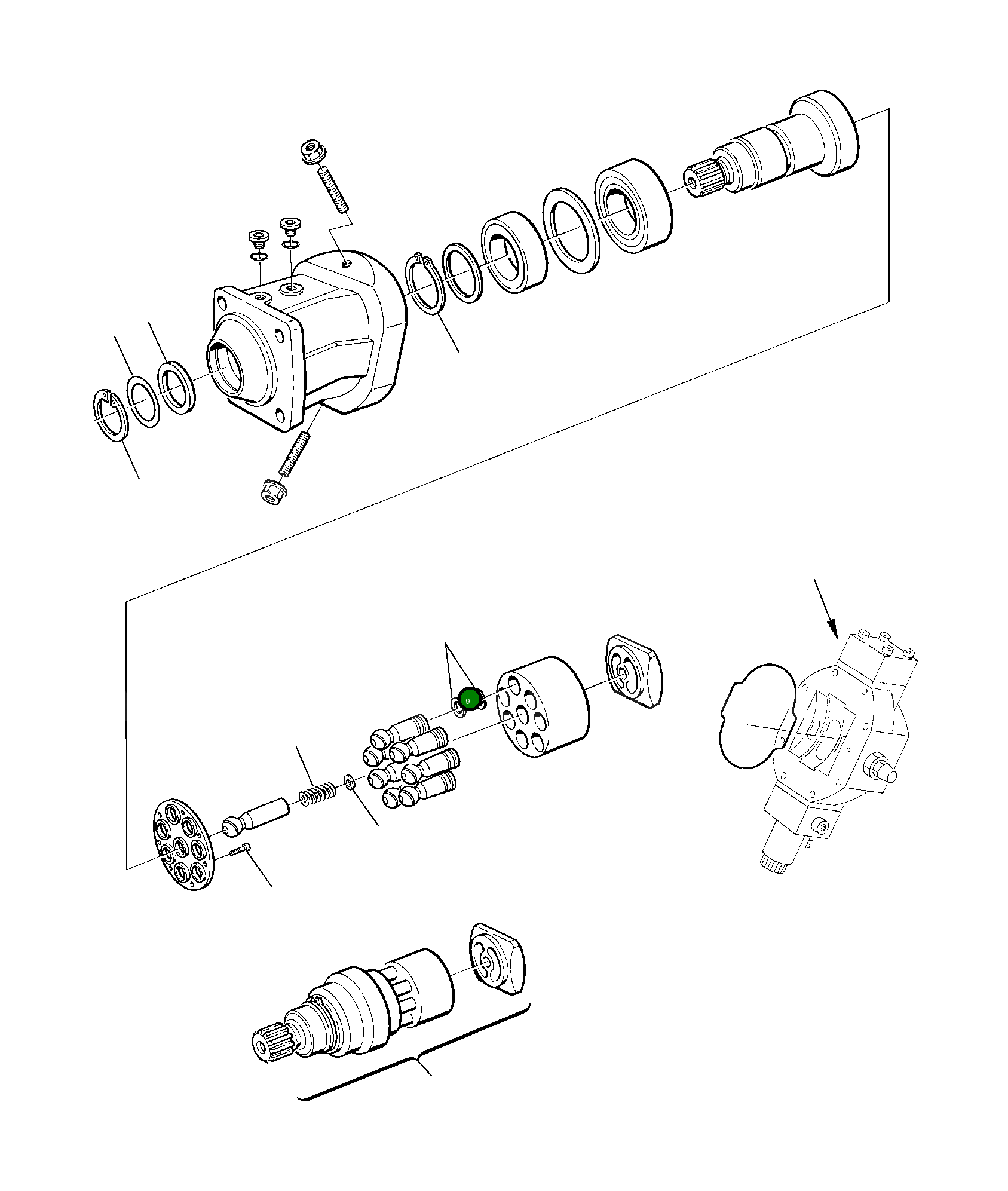Кольцо 22E-60-12570 Komatsu