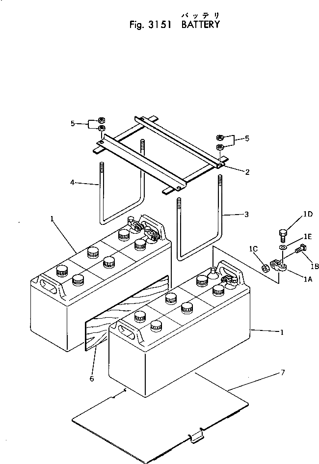 Болт 08006-15250  Komatsu