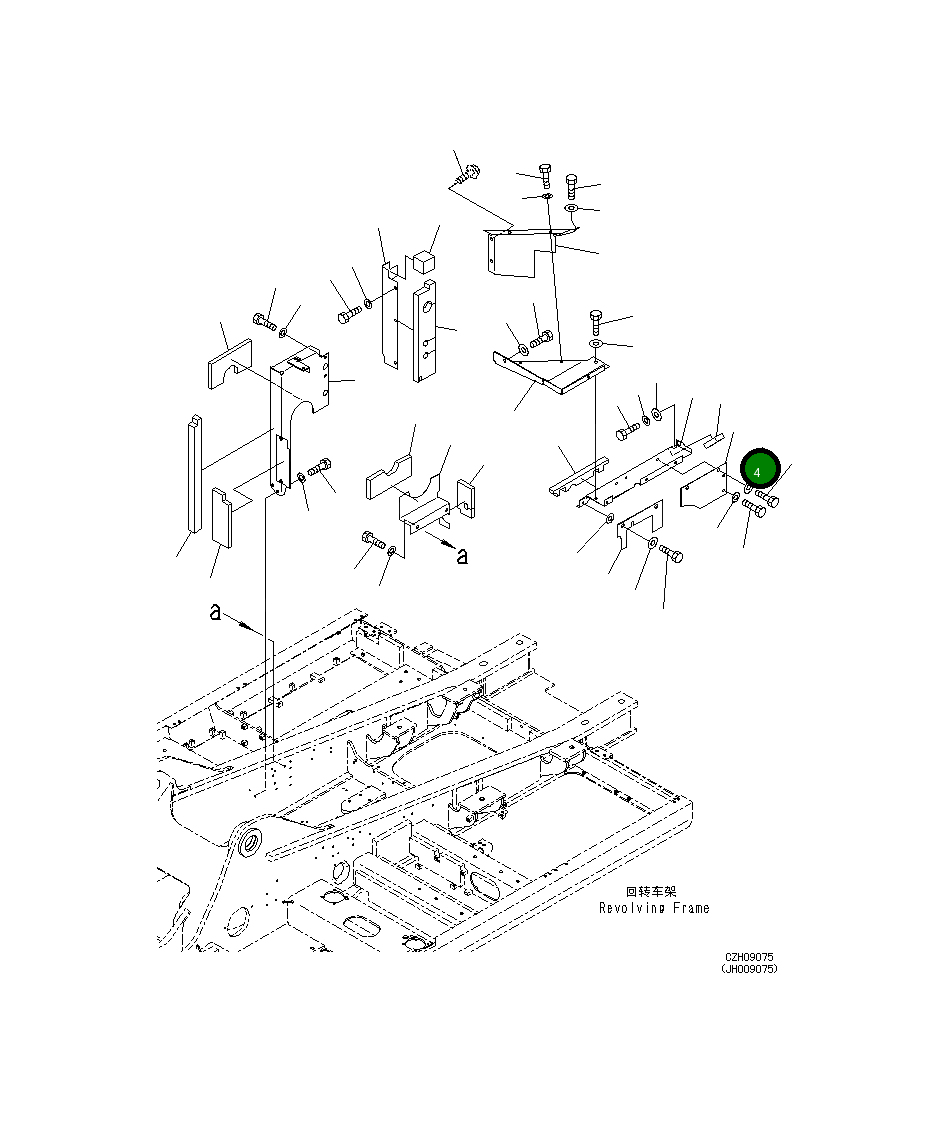 Крышка 207-54-74330 Komatsu