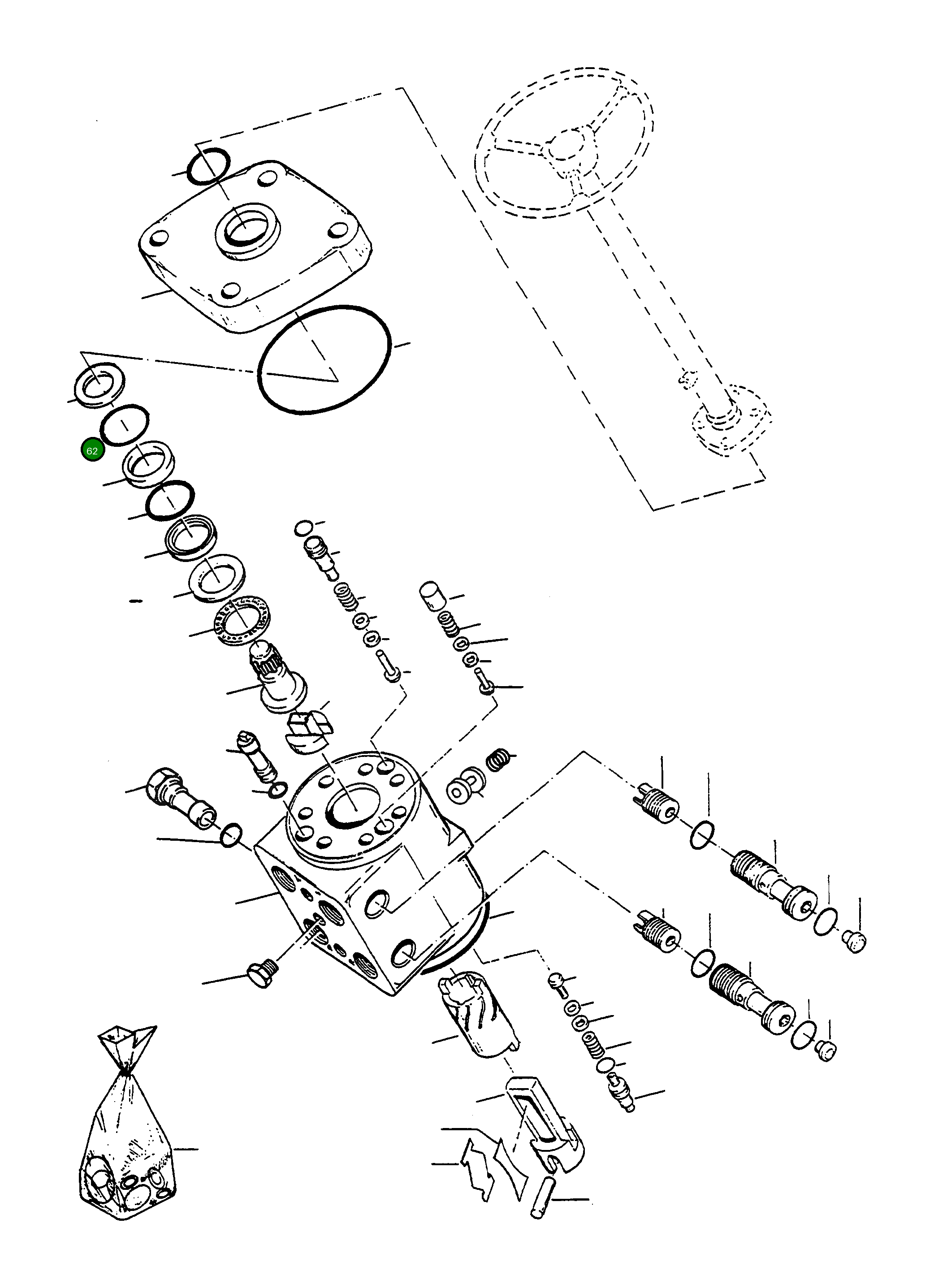 Кольцо уплотнительное (O-Ring) 4913233M1  Komatsu