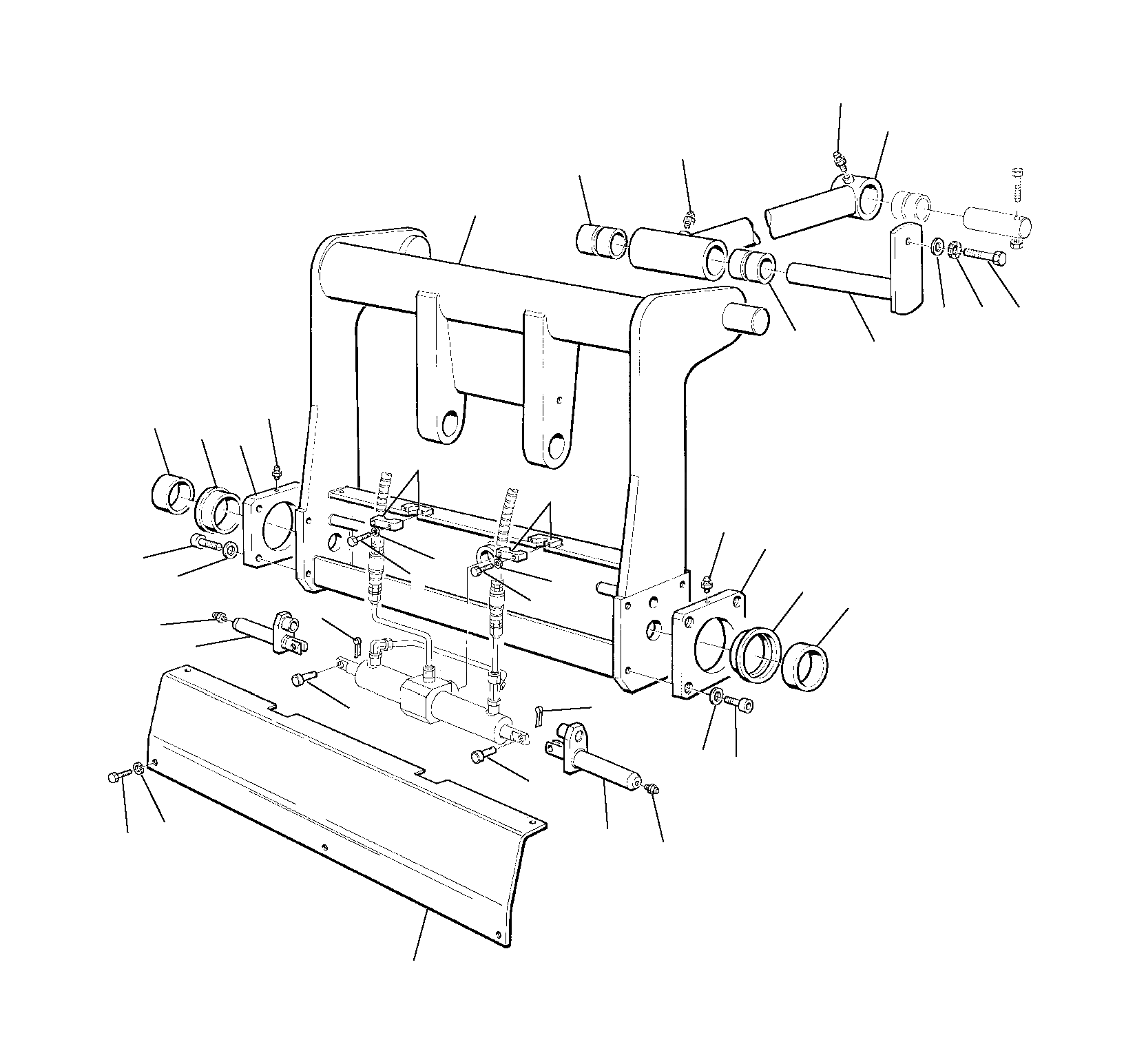 Крышка 500154760 Komatsu