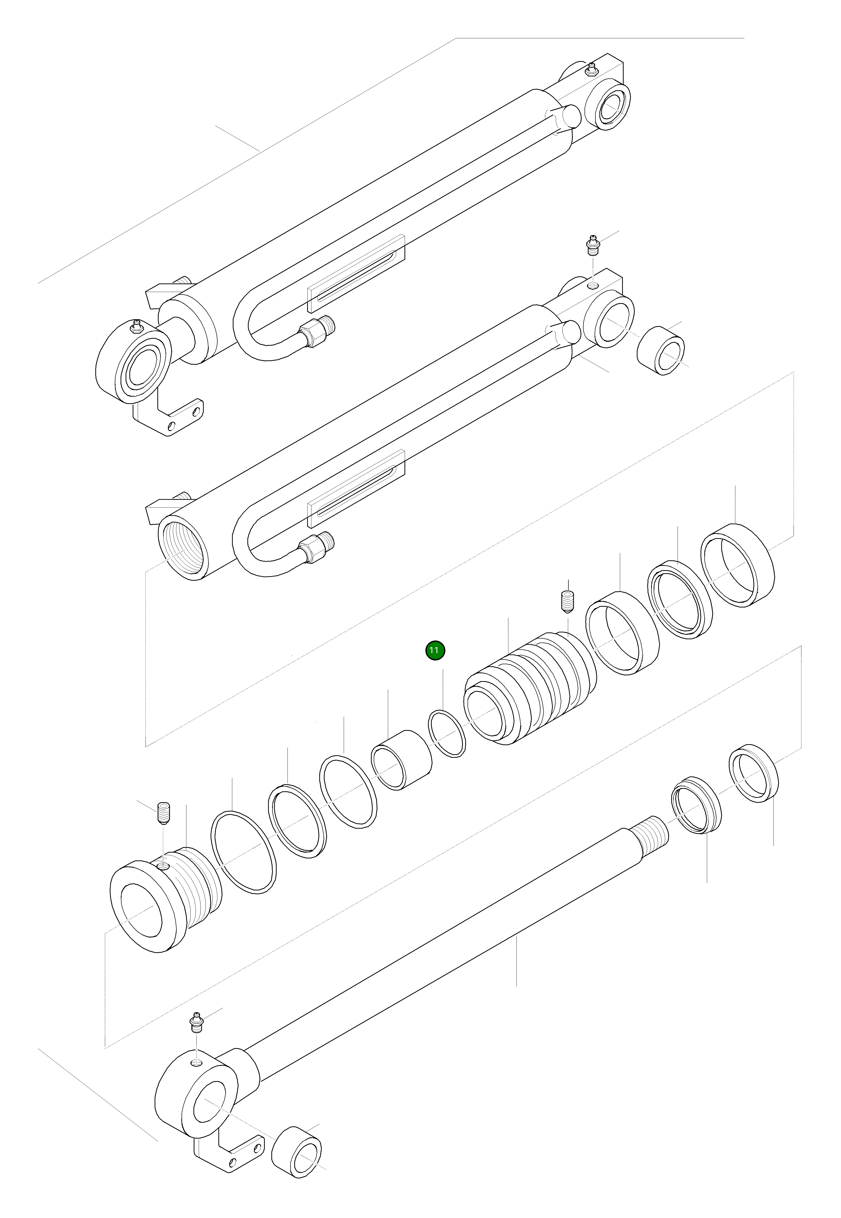 Кольцо уплотнительное (O-Ring) 42W-63-H0P14  Komatsu