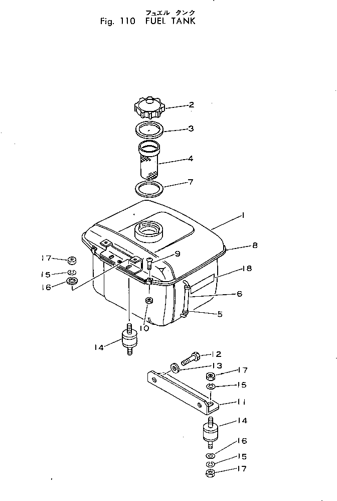 Болт KT14611-9103-1  Komatsu