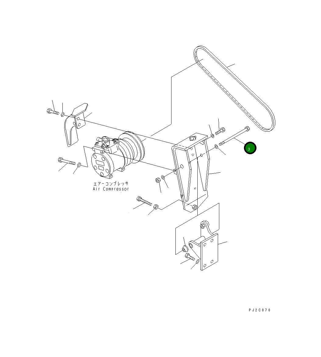 Болт 01011-81245 Komatsu