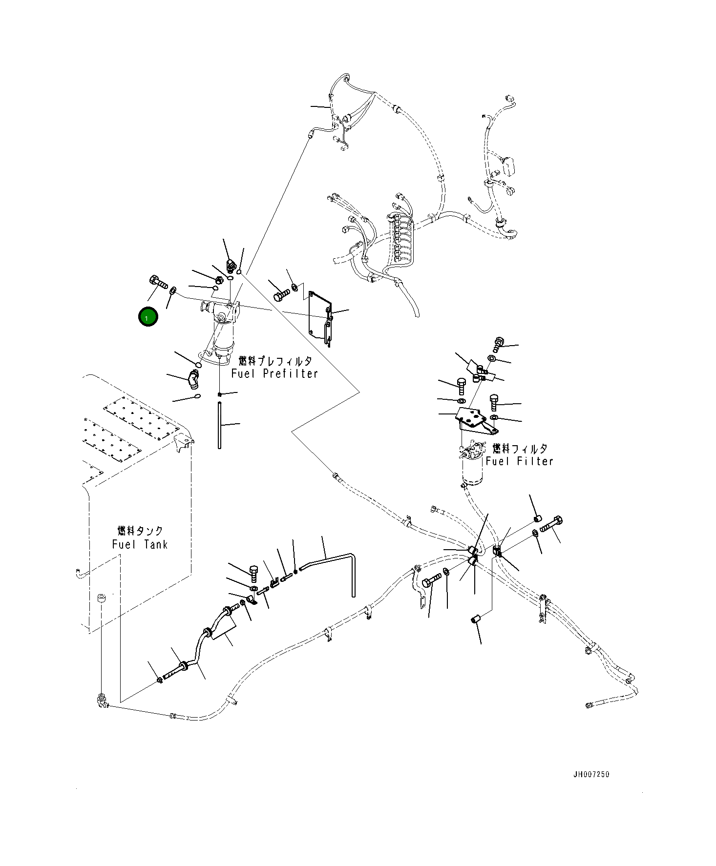Болт 0737221235 Komatsu