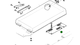 Крышка 2621-2956B Komatsu